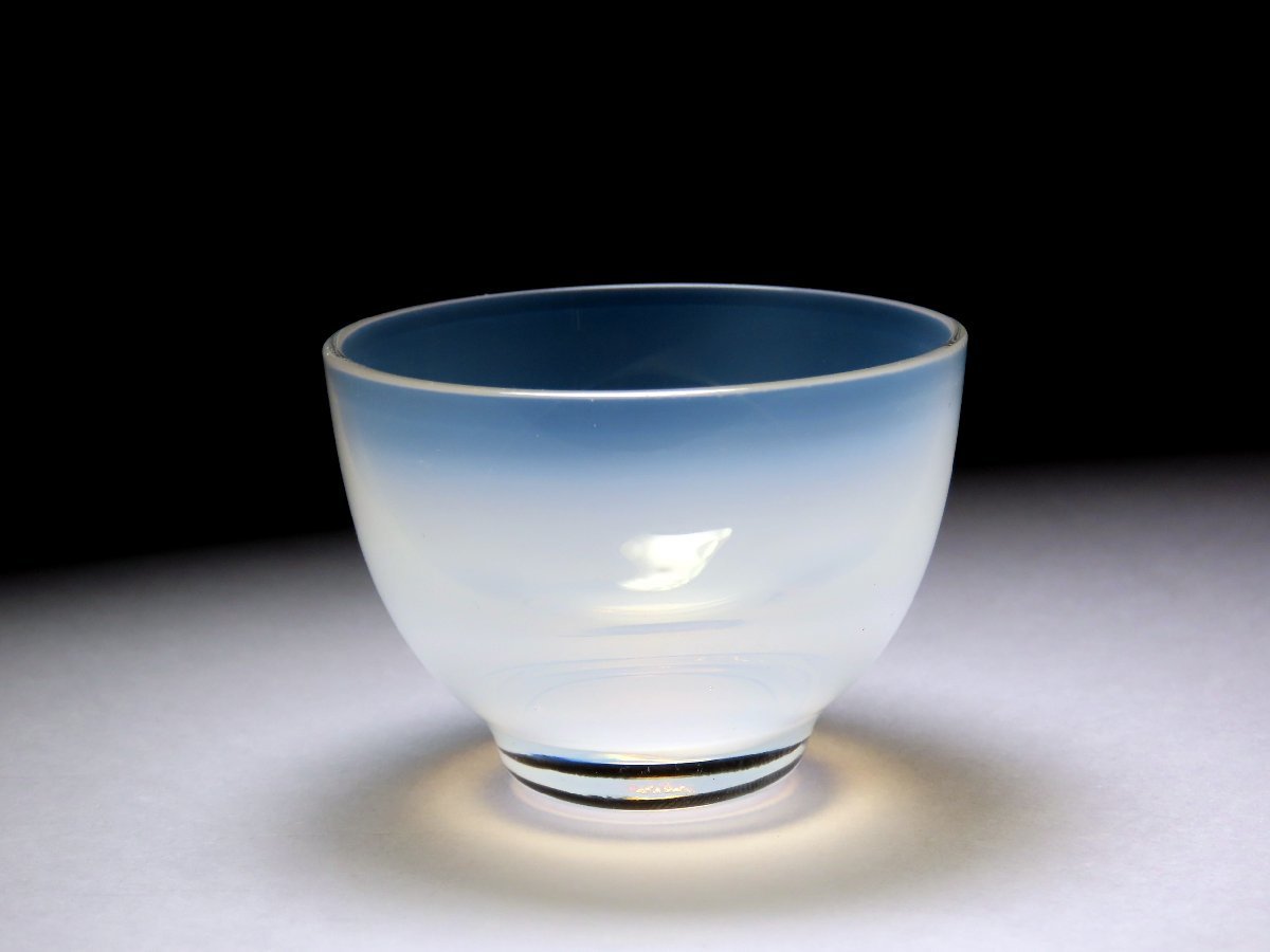 ■クラフトグラス  冷酒セット  乳白ガラス   〈同梱対象商品〉の画像3