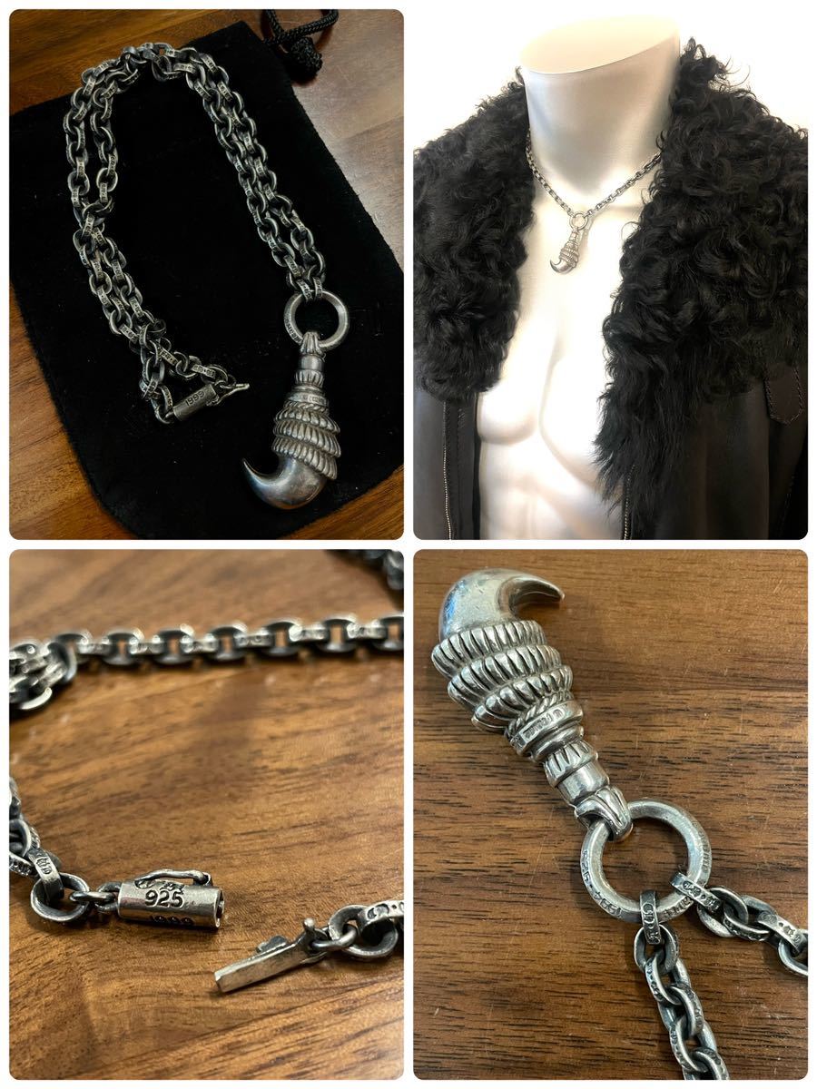 名作 CHROME HEARTS クロムハーツ クロー クロウ 爪 ペンダント 名作 CHROME HEARTS クロムハーツ クロー クロウ 爪 ペンダント
