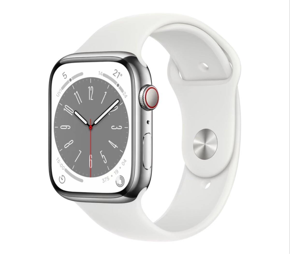 Apple Watch Series Cellularモデル シルバーアルミニウムケース