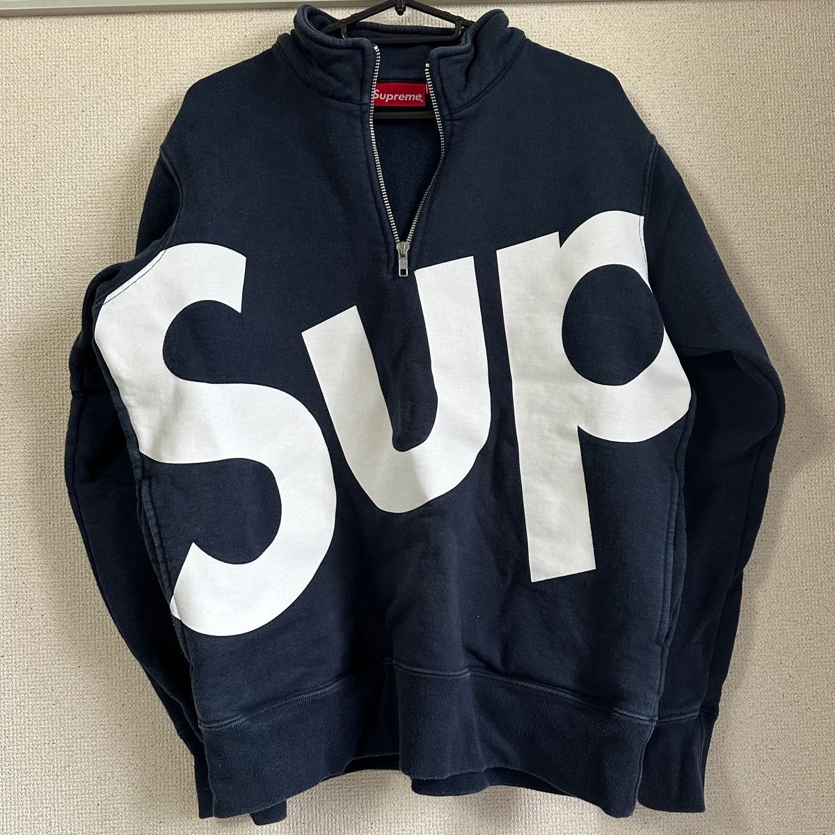 Supreme ハーフジップ パーカー メンズファッション トップス sup