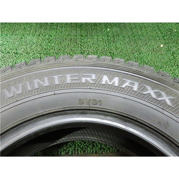 2019年製 9分山 ダンロップ WINTERMAXX SV01 165R13 8PR LT 4本/札幌市手渡し可/中古スタッドレスタイヤ(冬タイヤ) F_88_画像10