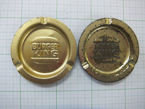 BURGER KING バーガーキング 灰皿 2個セット（US品）中古品の画像1