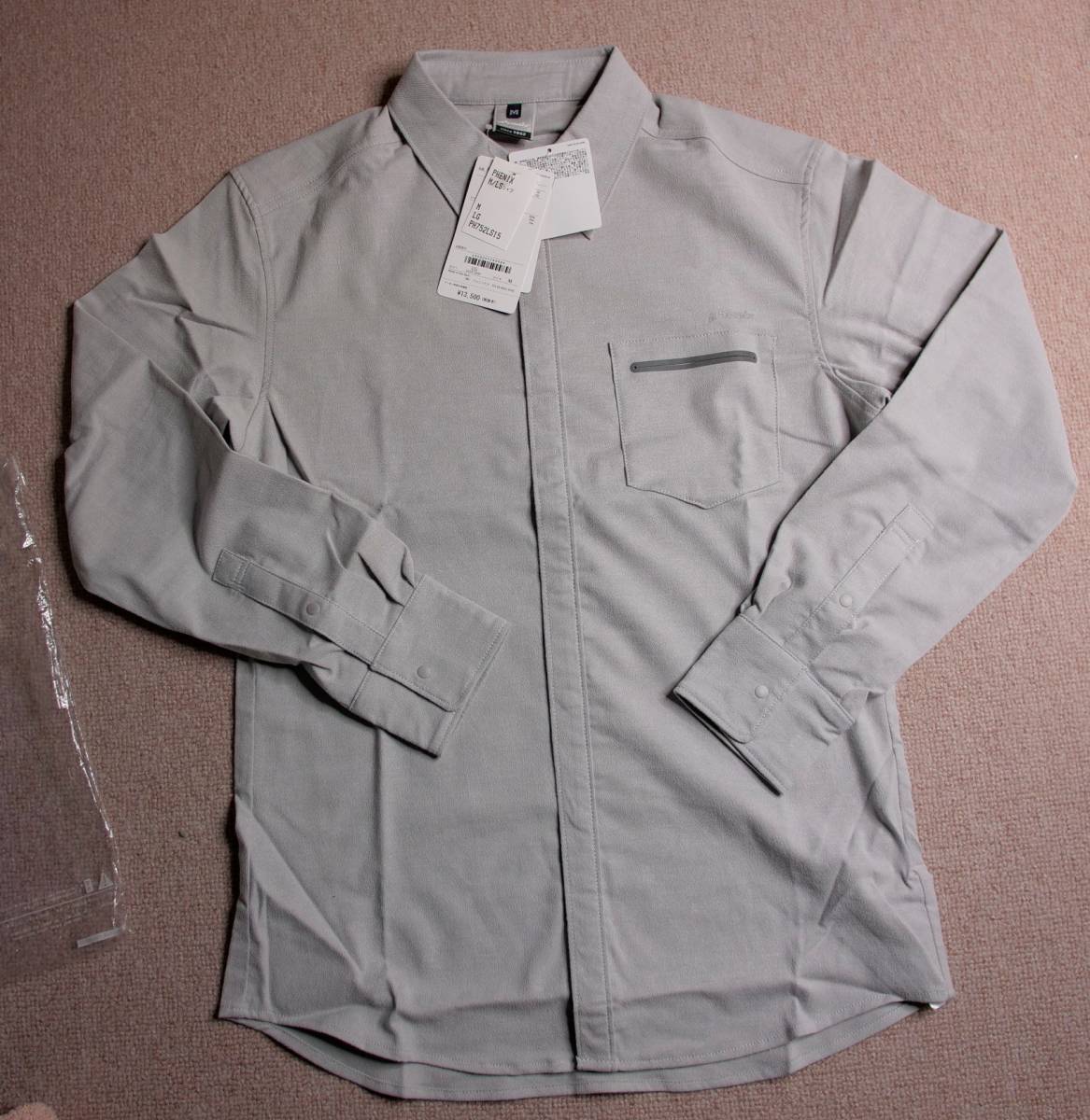 新品 フェニックス 長袖 シャツ Mサイズ Nomado shirts PH752LS15._画像2
