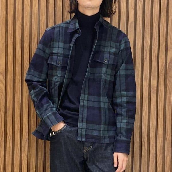 beamsf別注】Bagutta CPOジャケットSサイズ/バグッタ/ブラック beamsf別注】Bagutta CPOジャケットSサイズ/バグッタ/ブラック