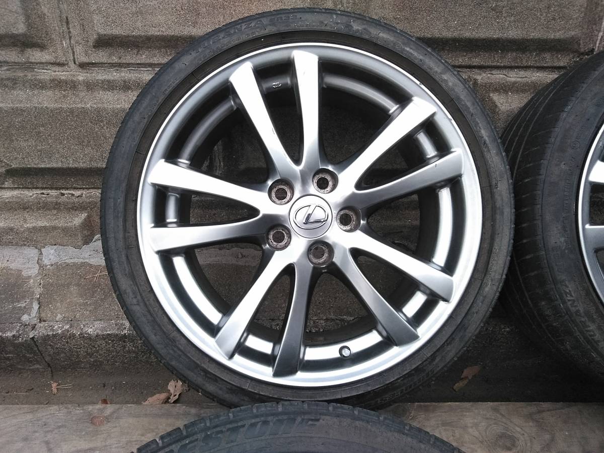205.レクサス IS 純正 ノーマルタイヤ付 225/40R18 255/40R18