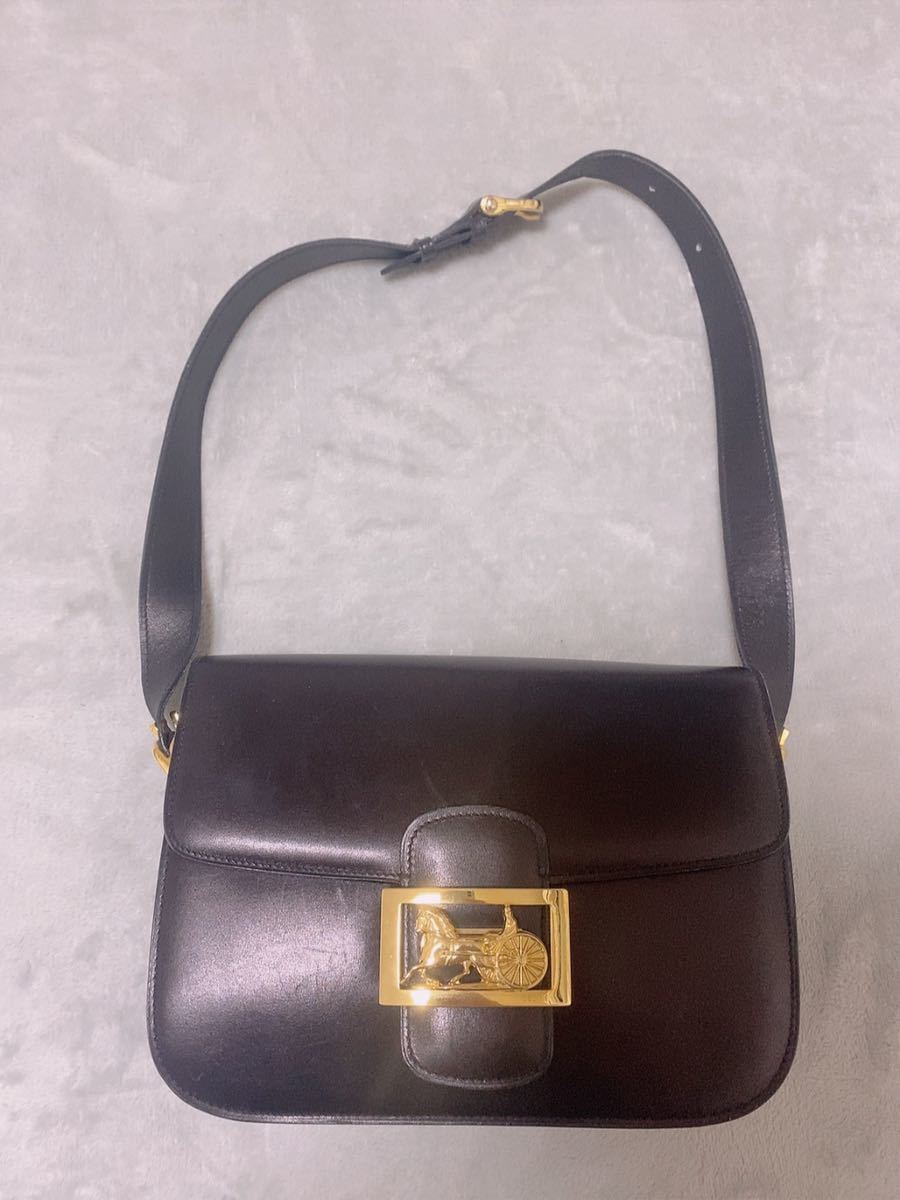 セリーヌ CELINE 金具 ヴィンテージ ショルダーバッグ 2wayバッグ 人気