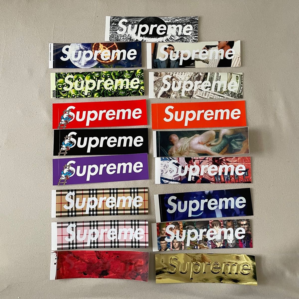 Supreme ステッカー　17枚　box logo シュプリーム　アーカイブ　ビンテージ