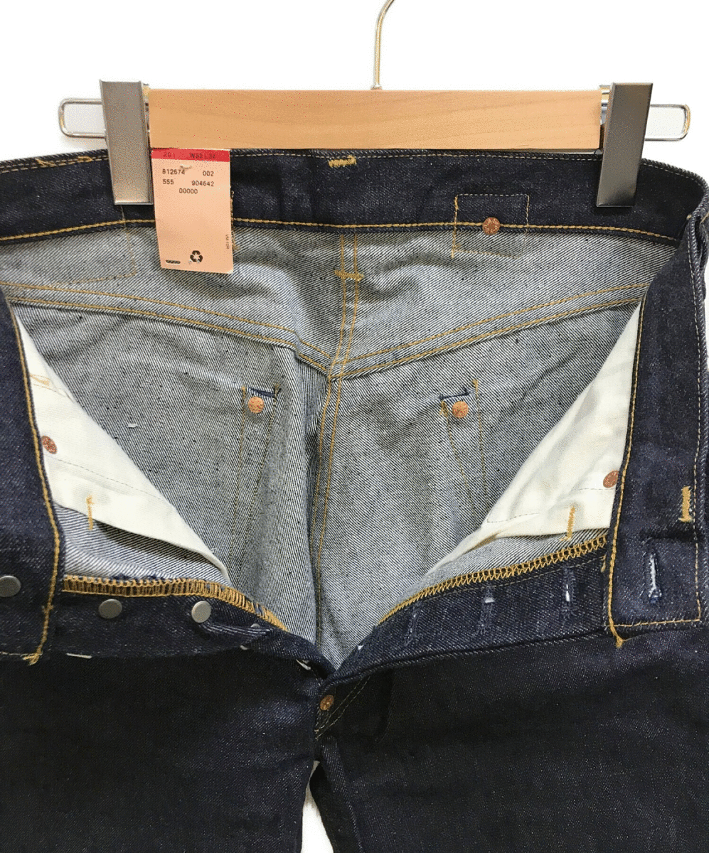 希少L34 バレンシア工場製 1937年モデル LEVI’S 201XX 201-0003 W33 新品 デッドストック リジッド 米国製 30s 37s アメリカUSA製 555_画像6