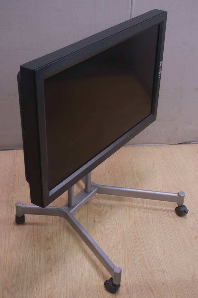 LCDモニター 専用スタンドセット サムスン 320MXN 32インチ 2008年製 キャスター付きスタンドセット 2008年製 ワイド■(F6316)_画像4