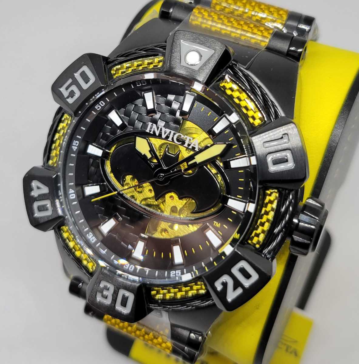 Invicta インビクタ 40982 52mm DC Comics バットマン/ボルト オートマチック《世界限定4000本☆厳つい系のファッションアイテムに(^.^)》_画像5