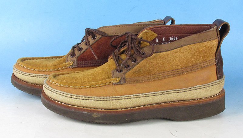 LFF13411 RUSSELL MOCCASIN ラッセルモカシン スポーティングクレーチャッカ ダブルモカシン ブーツ 8E ブラウン系_画像5