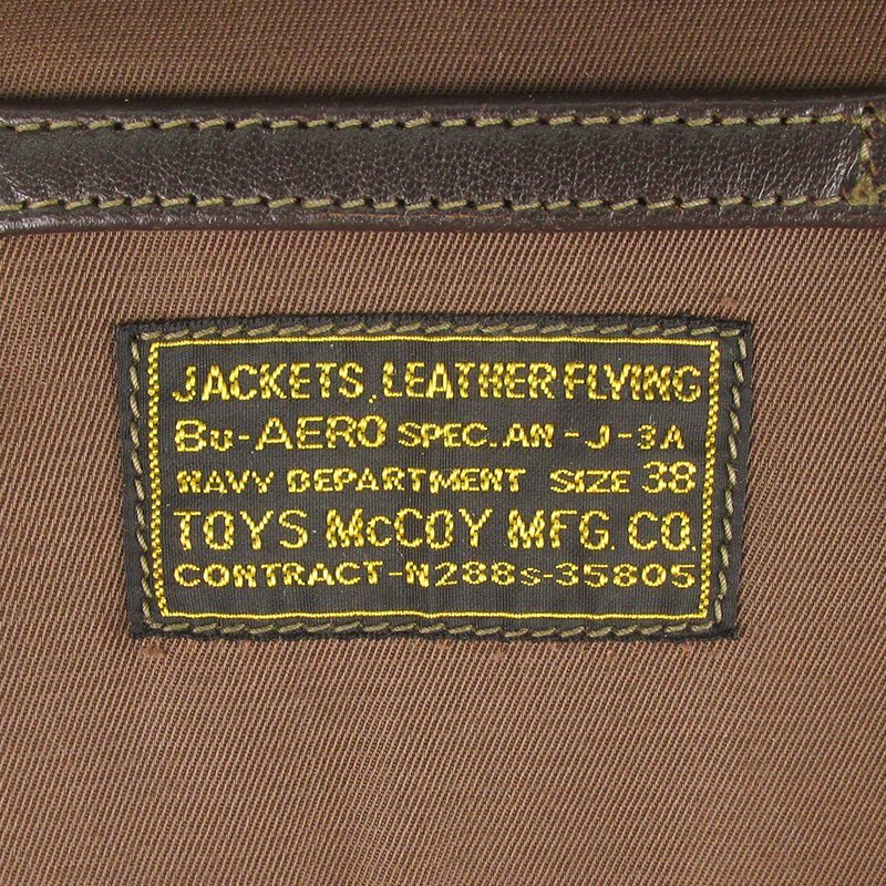 LFJ20977 TOYS McCOY トイズマッコイ AN-J-3A フライトジャケット 38_画像4