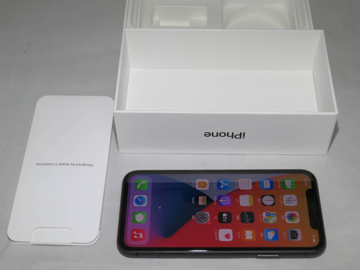 59◎60/ iPhone 11 64GB Black MWLT2J/A SoftBank ネットワーク利用