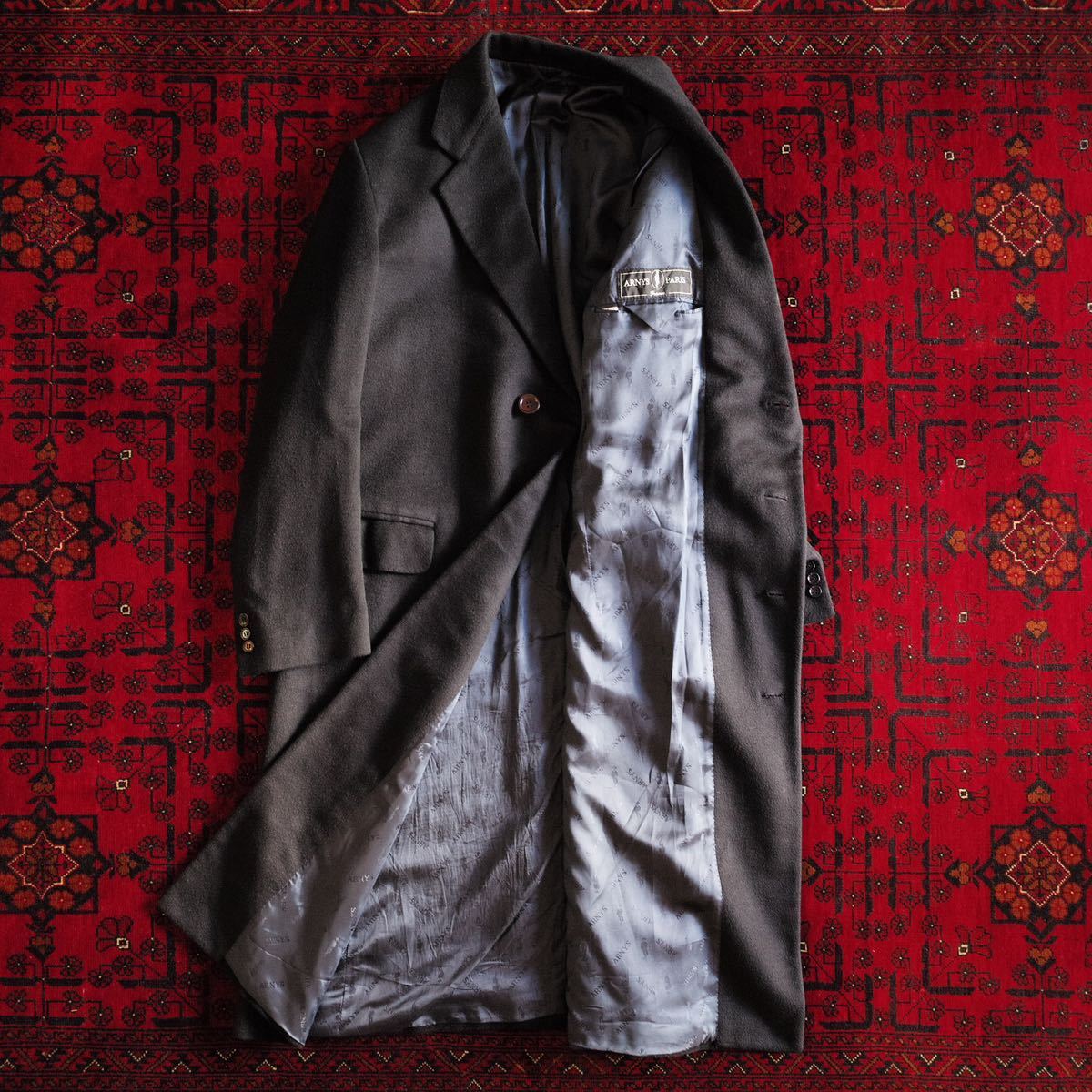 ARNYS PARIS × LORO PIANA チェスターフィールドコート ピュアカシミア