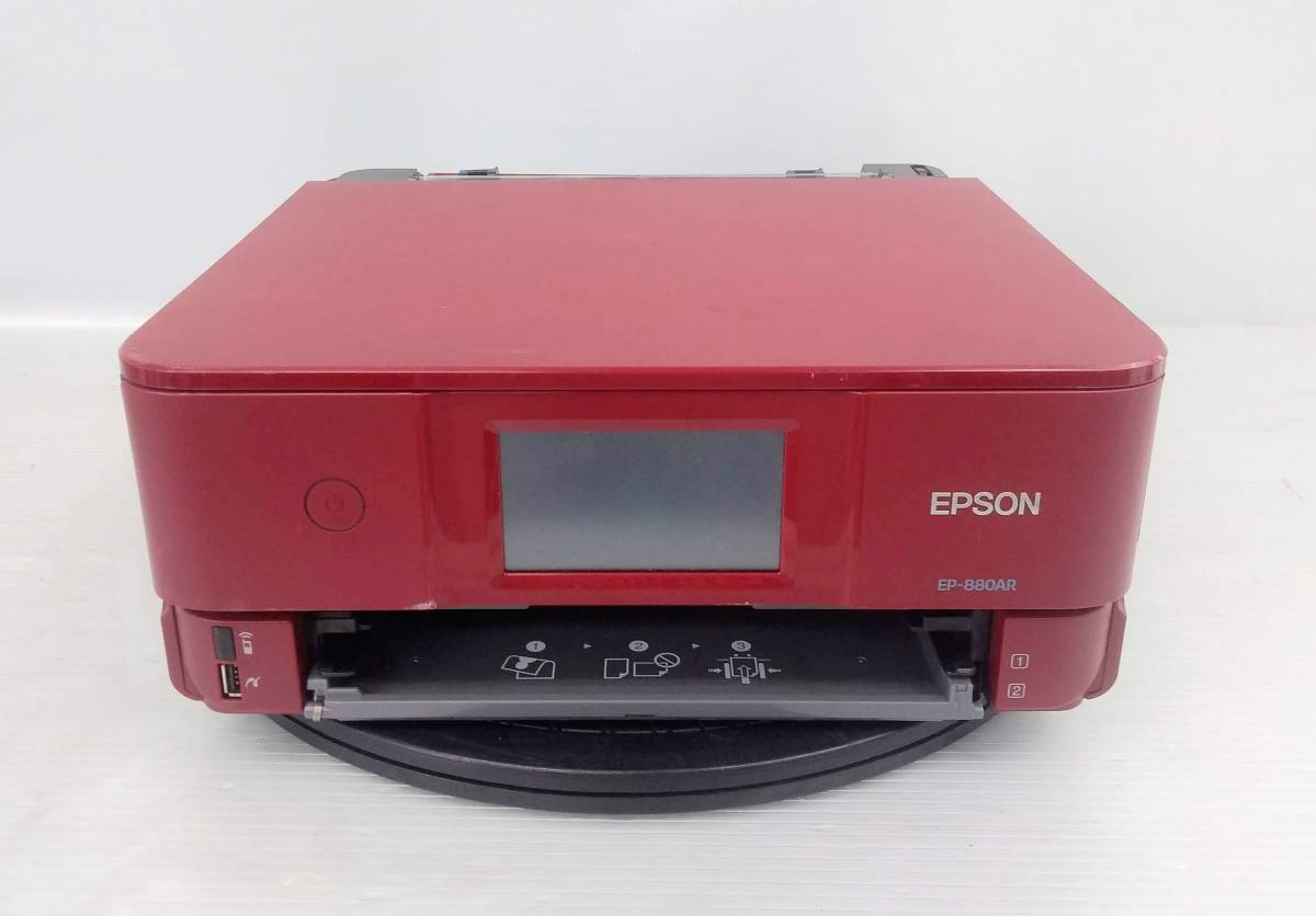ヤフオク! - EPSON インクジェットプリンター EP-880AR カラ