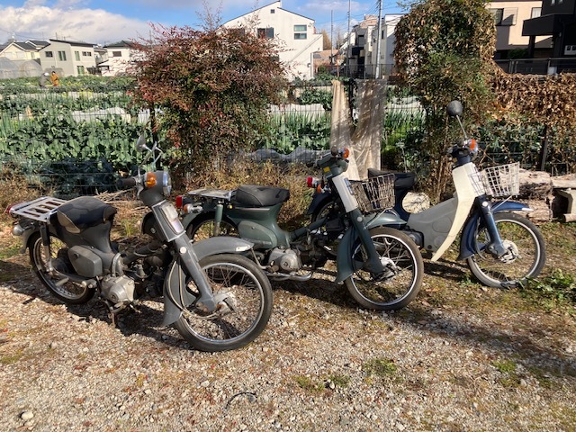 ヤフオク! - スーパーカブ不動車レストア部品取り3台まとめて