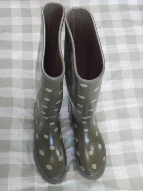  for women rain * boots ( boots ) Cath Kidston secondhand goods size :(37)23.5cm