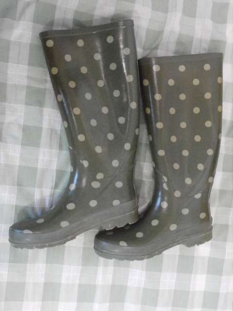  for women rain * boots ( boots ) Cath Kidston secondhand goods size :(37)23.5cm