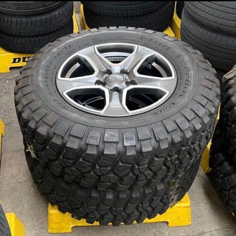 JeepラングラーJL ルビコン純正タイヤ純正スポーツホイールセット 美品