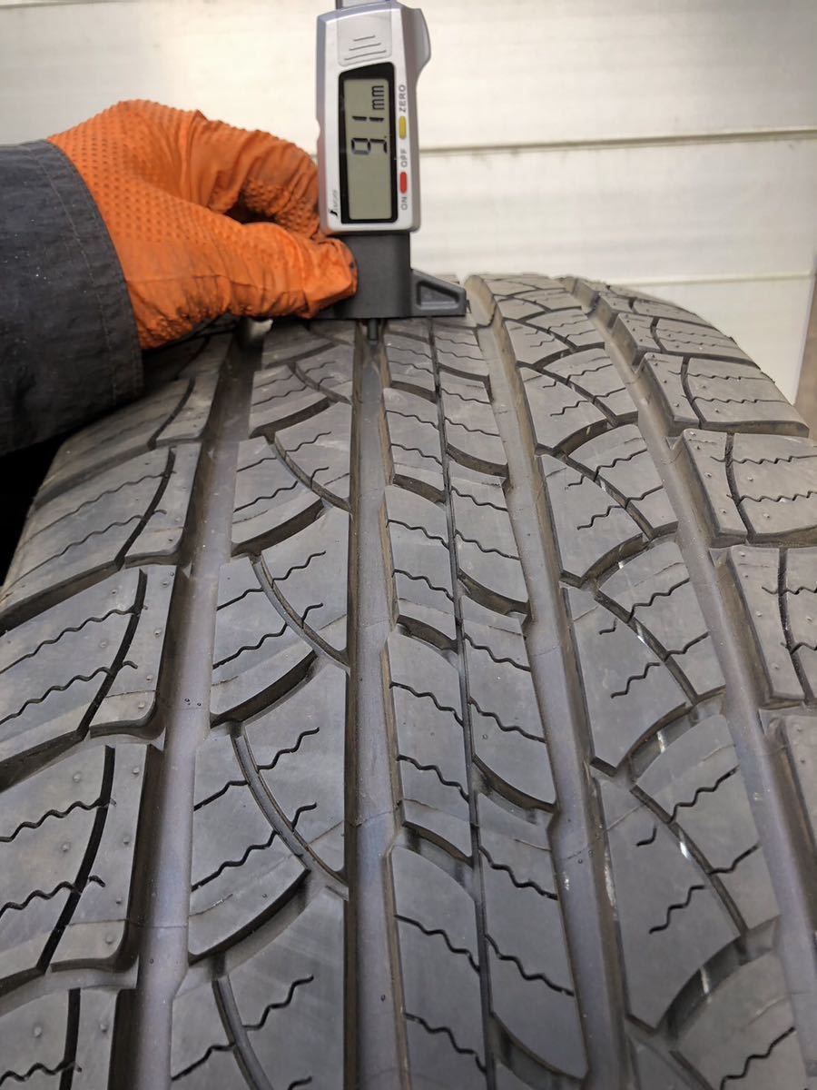溝Good 2022年製 265/65R17 ミシュラン LATITUDE TOUR 4本セット 428-2 溝Good 2022年製 265/65R17 ミシュラン LATITUDE TOUR 4本セット 428-2