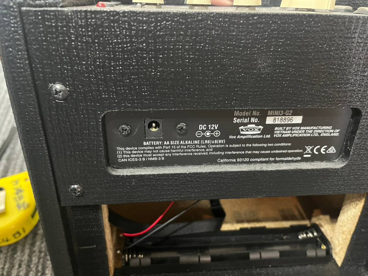 a3 *100 THR050125-3 VOX MINI3 G2 MINI3-G2-CL ポータブルギター