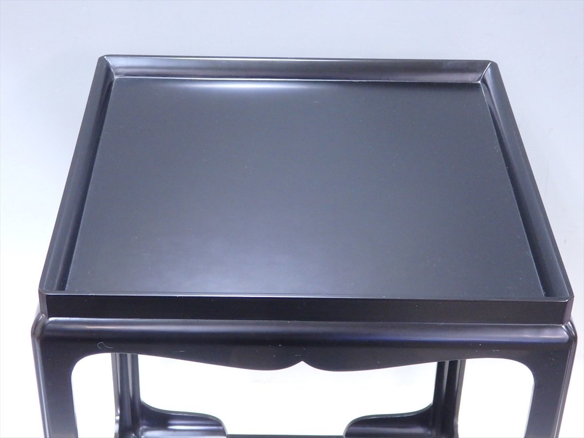 塗師 表完作 真塗高麗卓 共箱 木製漆器 川瀬表完 定価132000円 サイズ ...
