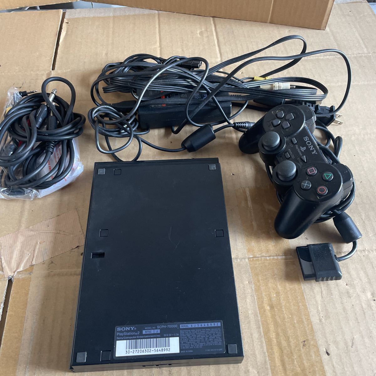 ヤフオク! - （1）ソニー 薄型PS2本体とソフト SCPH-70000
