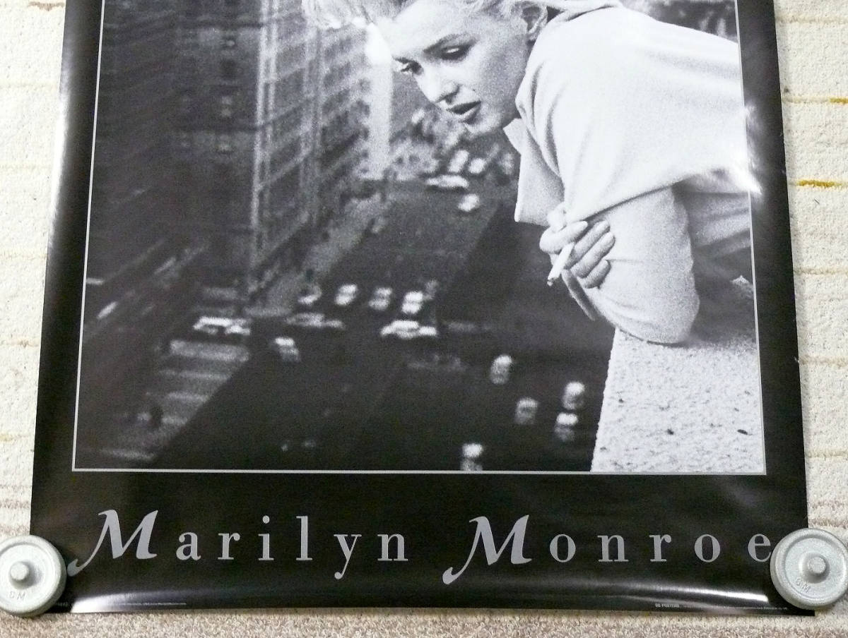 古ポスター(モノクロ)「マリリン・モンロー/Marilyn Monroe」の画像3