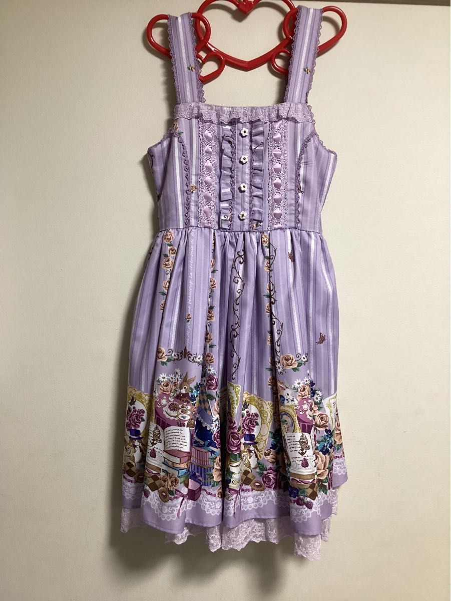 axes femme kawaii ティータイムバニーワンピース ラベンダー 兎 axes femme kawaii ティータイムバニーワンピース ラベンダー 兎