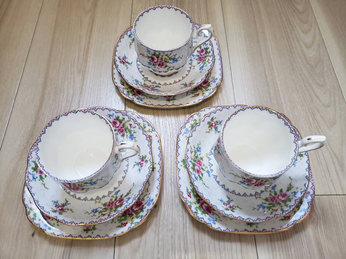 魅了 【廃盤】Royal Albert プチポワン カップ&ソーサー ケーキ皿