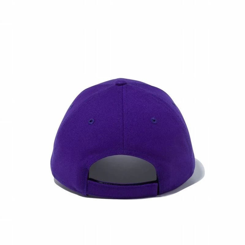 NEWERA ニューエラ ロサンゼルス レイカーズ Lakers キャップ CAP 帽子 9FORTY バスケ バスケットボール NBA ユニセックス 紫 パープル_画像2