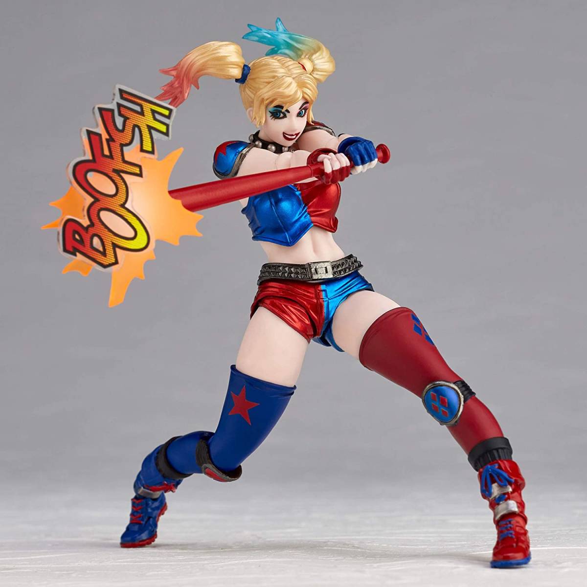 ハーレイ・クイン 新カラー版 Harley Quinn Ver. 約150mm アクションフィギュア リボルテック 海洋堂 figurecomplex AMAZING YAMAGUCHI_画像5