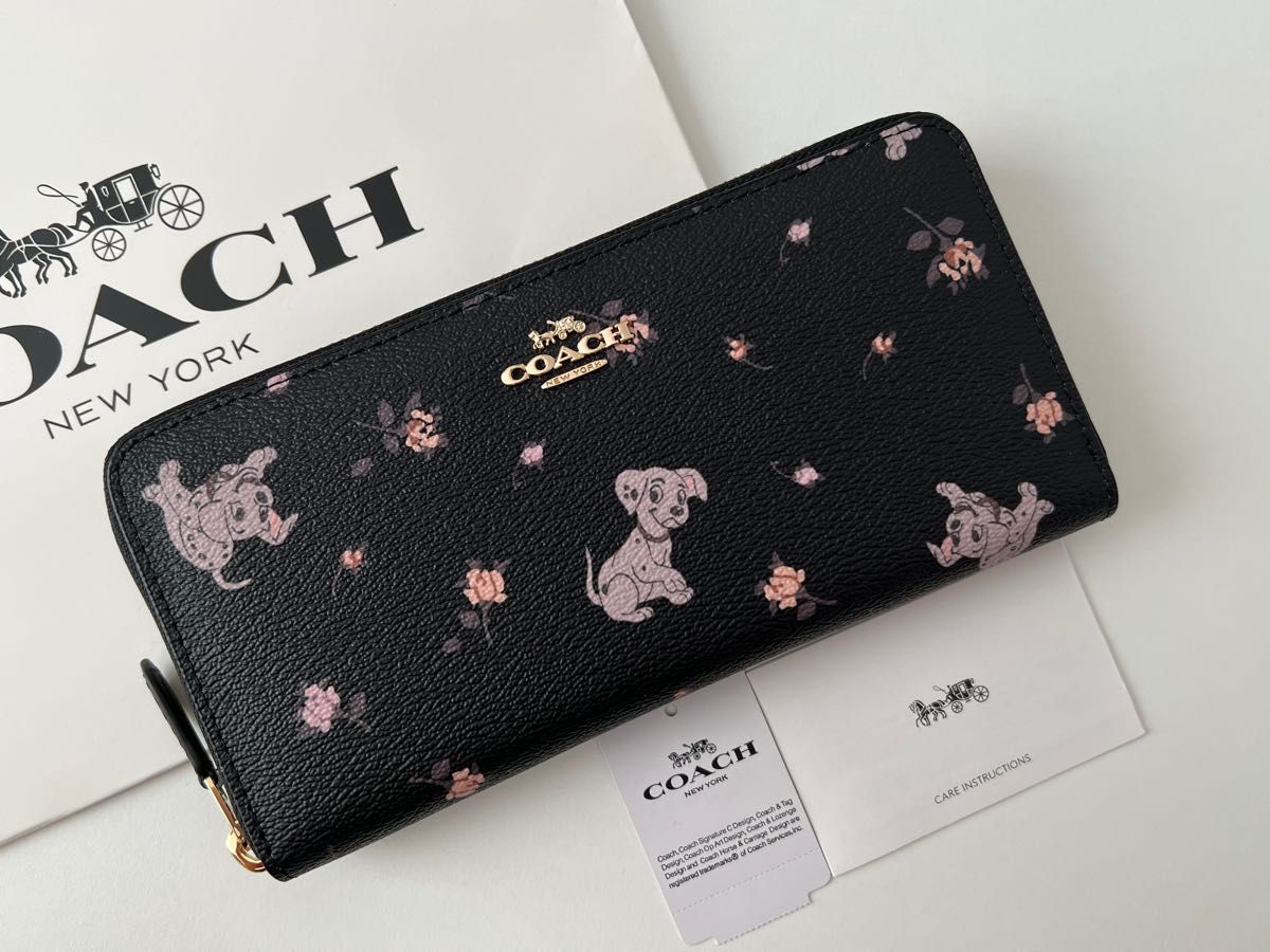 新品】COACH コーチ 長財布 101匹わんちゃん ディズニーコラボ|PayPay