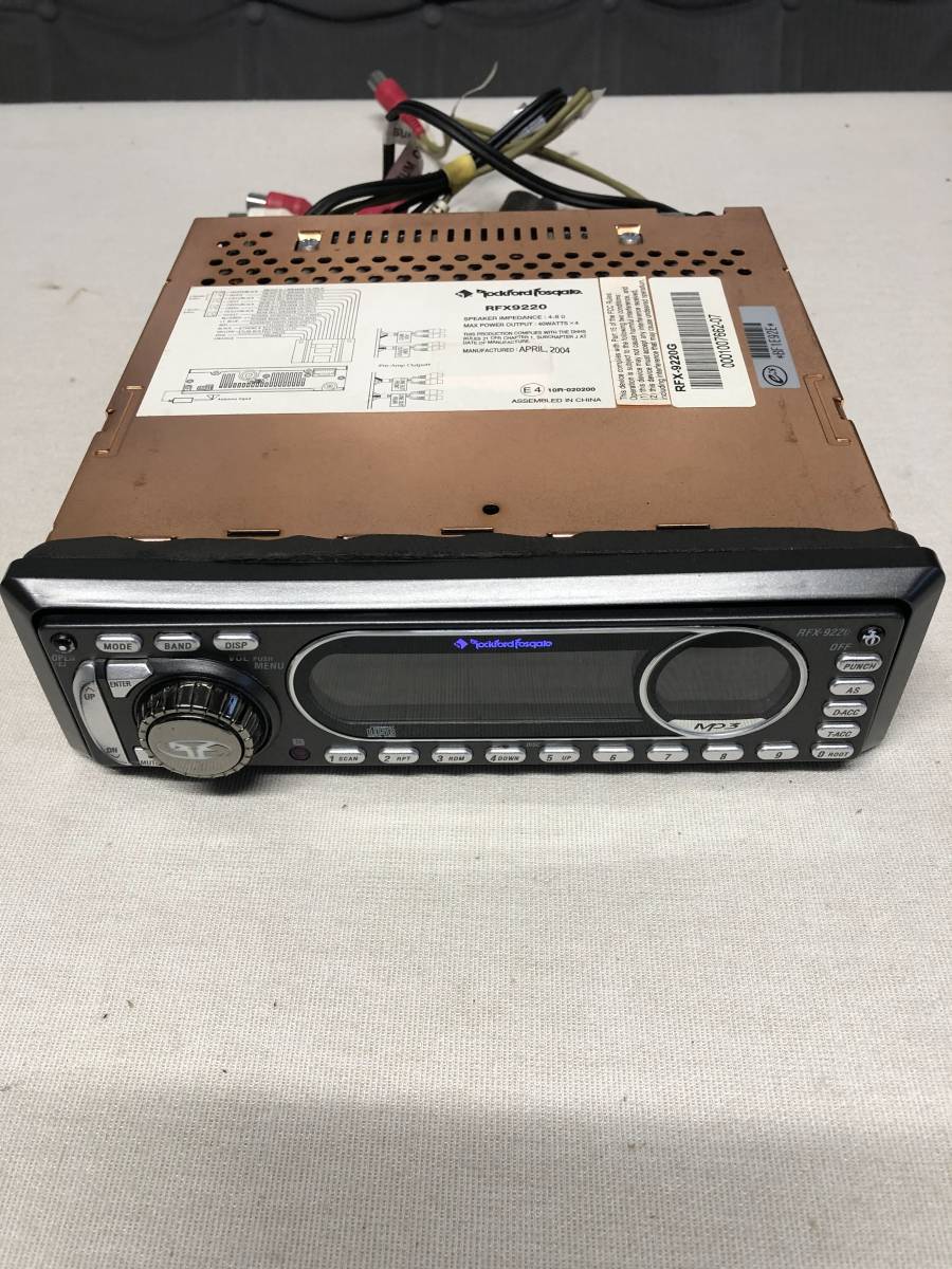 新到着 ロックフォード usdm 希少 ロックフォード CDデッキ RFX-8130