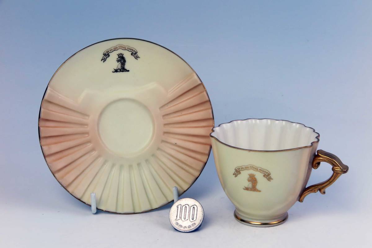 人気商品!】 ロイヤル・ウスター = 金彩 ・ Oldカップ&ソーサー 1447