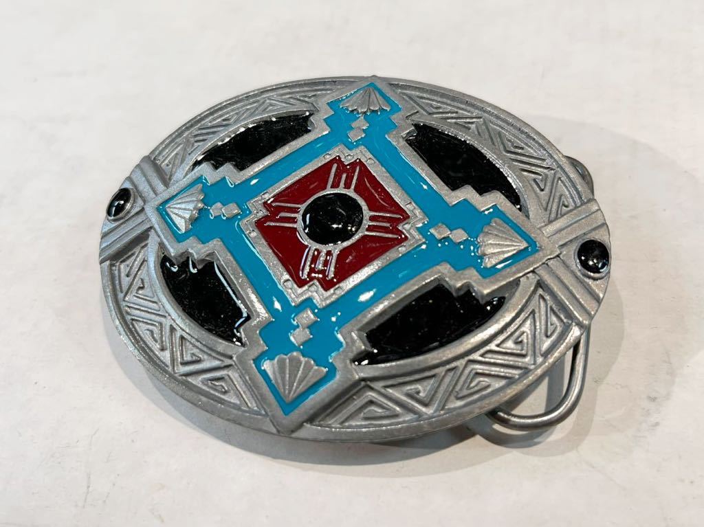  dead stock America made Indian American Casual buckle belt neitib Navajo Western american Cross 