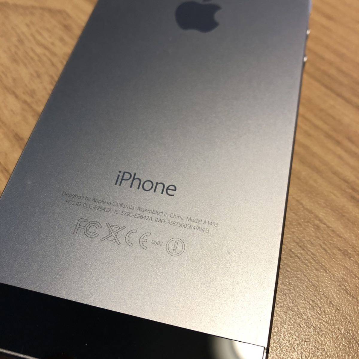 iPhone 5s Space Gray 16 GB docomo中古