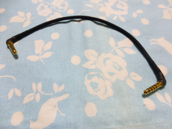 4.4mm5極 - 4.4mm5極 ライン入力ケーブル BELDEN 1804a 20cm L-L 構成 低背 コンパクト加工 ZEN DAC ZEN CAN BD20 BA2 R2R2000 DX220MAX