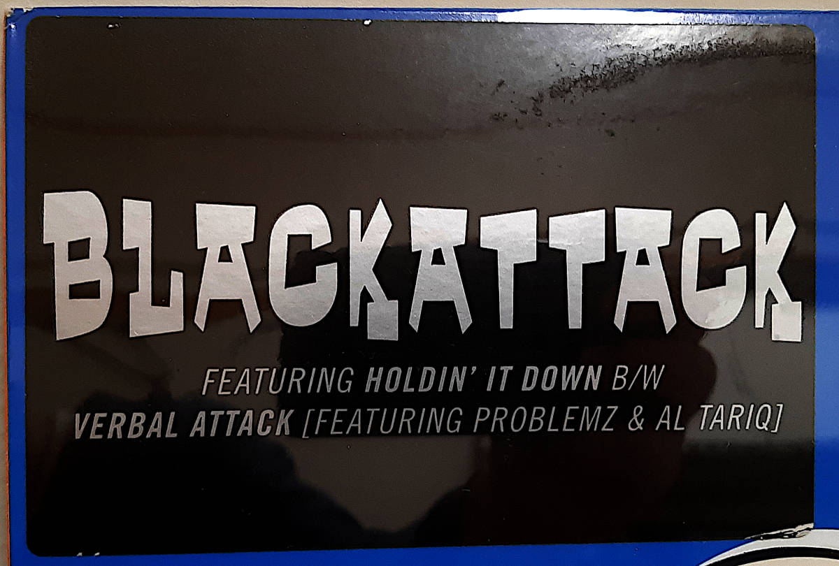 即決送料無料【USオリ盤12インチレコード】Black Attack - Holdin' It Down / Verbal Attack (97年) 10208-1 / VINYL ヒップホップ_画像3