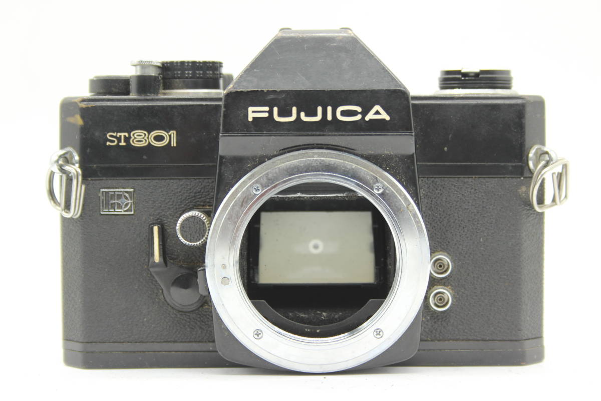 【返品保証】 フジカ FUJICA ST801 ブラック EBC FUJINON 55mm F1.8 ボディレンズセット C1682_画像2
