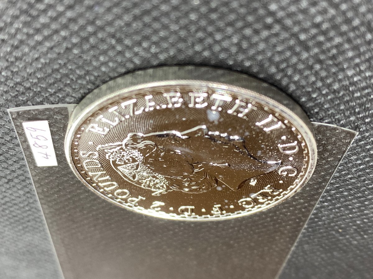 31.1グラム 2023年 (新品) イギリス「ブリタニア」純銀 1オンス 銀貨の画像4