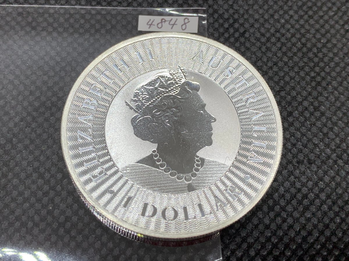 31.1グラム 2022年 (新品) オーストラリア 「カンガルー」 純銀 1オンス 銀貨の画像2