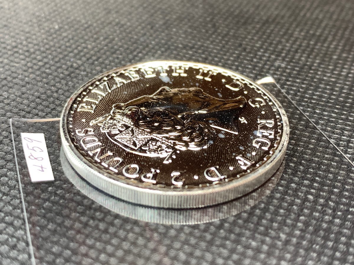 31.1グラム 2023年 (新品) イギリス「ブリタニア」純銀 1オンス 銀貨の画像6