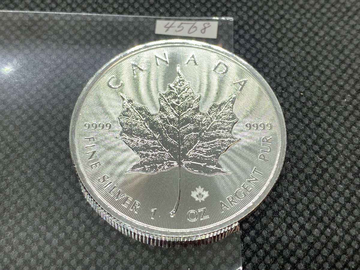 31.1グラム 2022年 (新品) カナダ「メイプルリーフ」純銀 1オンス 銀貨の画像1