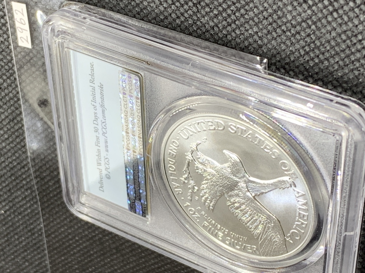 31.1 グラム 純銀 PCGS MS70 アメリカ イーグル ウオーキング リバティ 2021年【2型】 1ドル 銀貨 .999 銀 シルバー コイン 1oz 1オンスの画像5