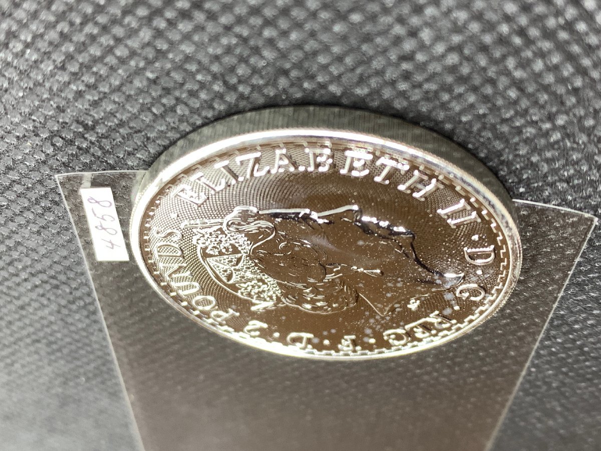 31.1グラム 2023年 (新品) イギリス「ブリタニア」純銀 1オンス 銀貨の画像4