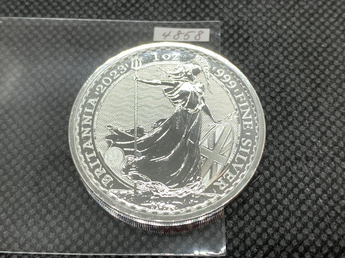 31.1グラム 2023年 (新品) イギリス「ブリタニア」純銀 1オンス 銀貨の画像1