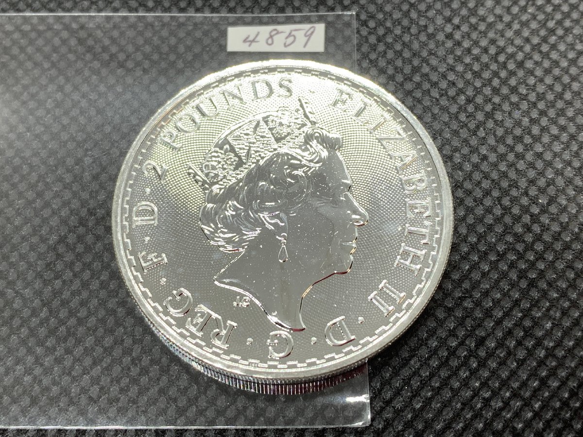 31.1グラム 2023年 (新品) イギリス「ブリタニア」純銀 1オンス 銀貨の画像2