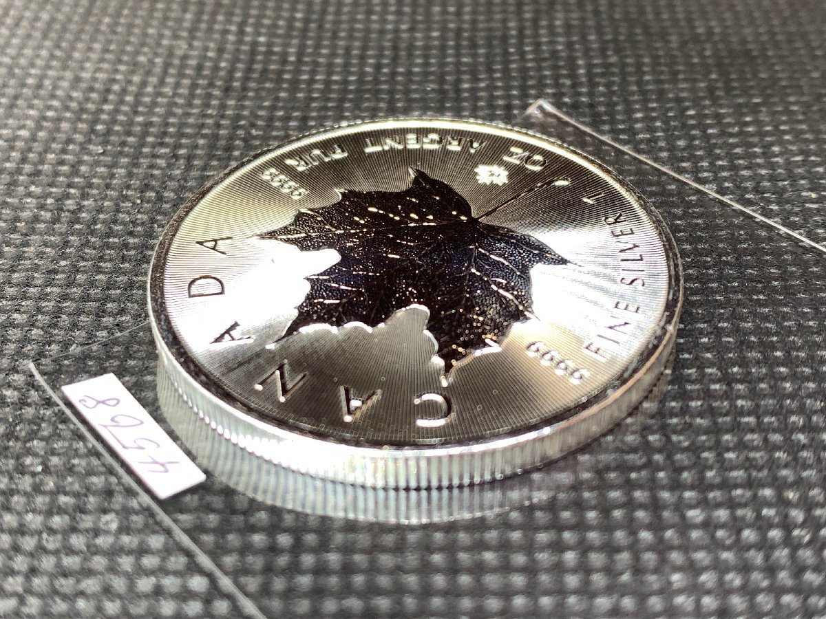 31.1グラム 2022年 (新品) カナダ「メイプルリーフ」純銀 1オンス 銀貨の画像5