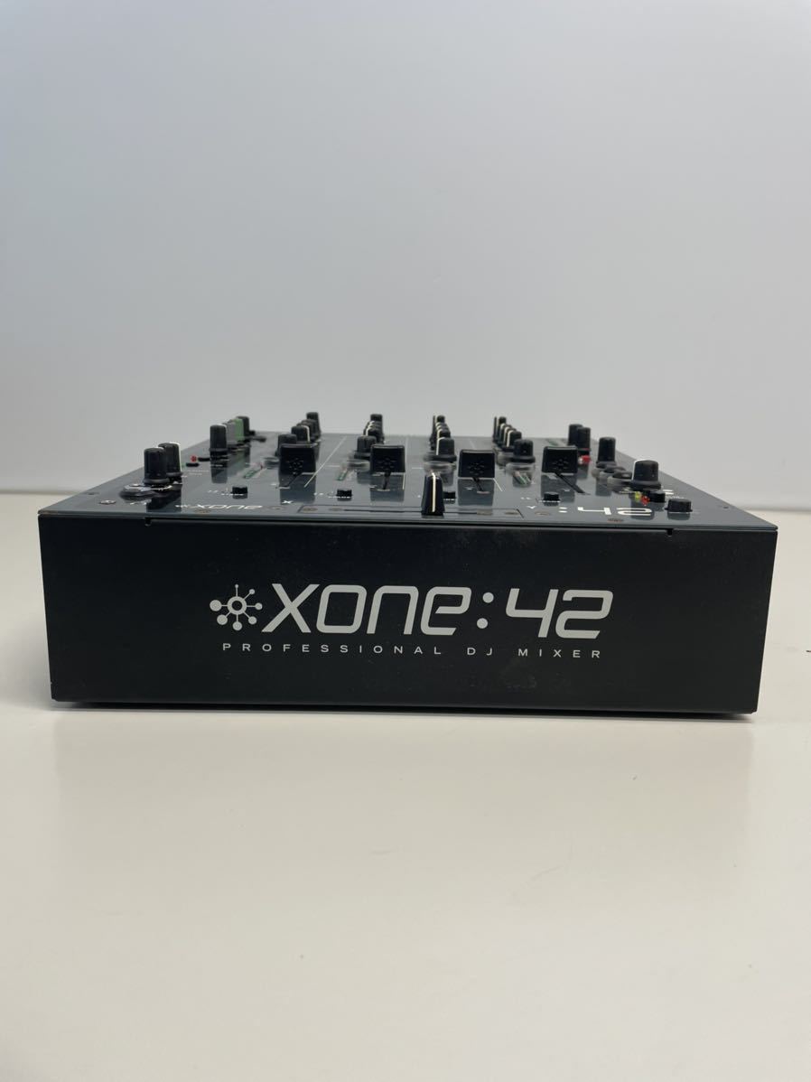 ALLEN&HEATHa Len &hi-sXONE:42 DJ mixer XONE42 electrification has confirmed operation not yet verification used Junk 